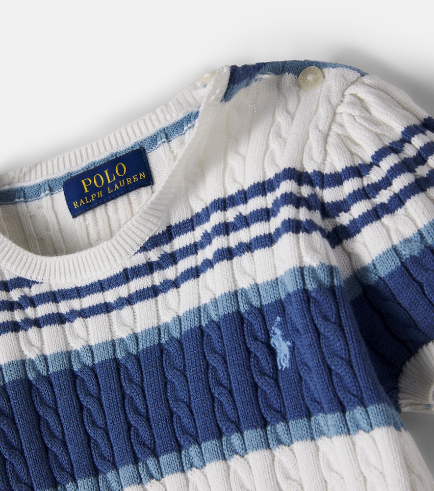 Polo Ralph Lauren Kids Polo Ralph Lauren Kids Set Aus Pullover Und Rock Aus Baumwoll-strick 