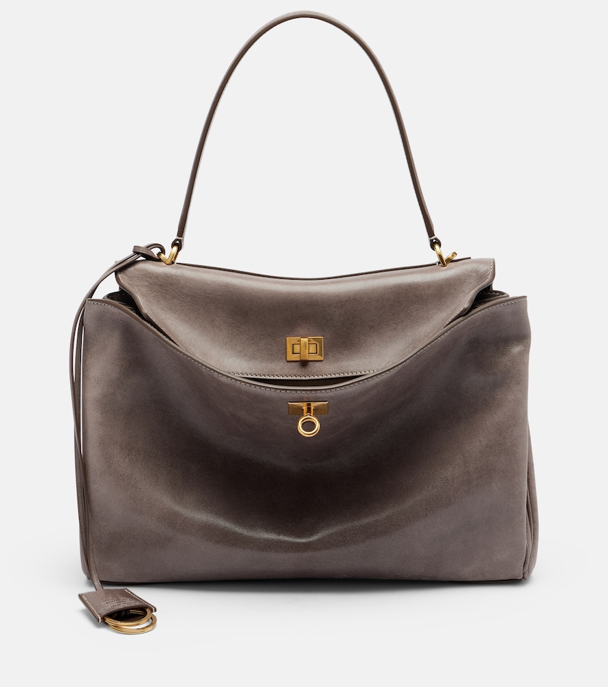Balenciaga Rodeo Medium leather top-handle bag