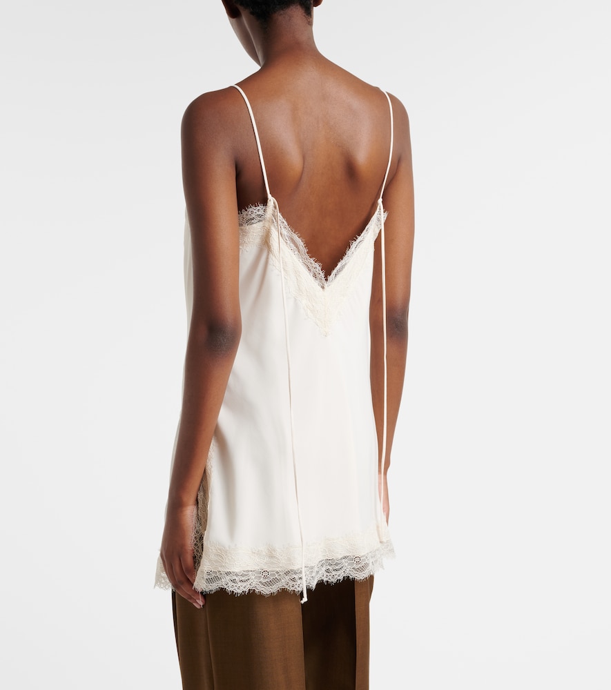  Rohe Róhe Top Aus Satin Mit Spitze 
