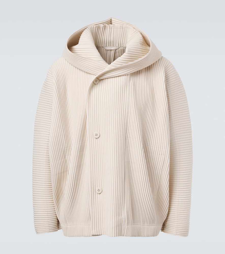 Homme Plisse Issey Miyake Homme Plissé Issey Miyake Monthly Colors: March pleated double-breasted cardigan