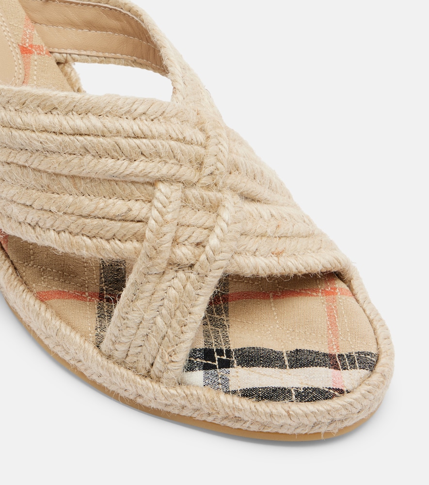  Burberry Burberry Alpargatas Con Cuña 
