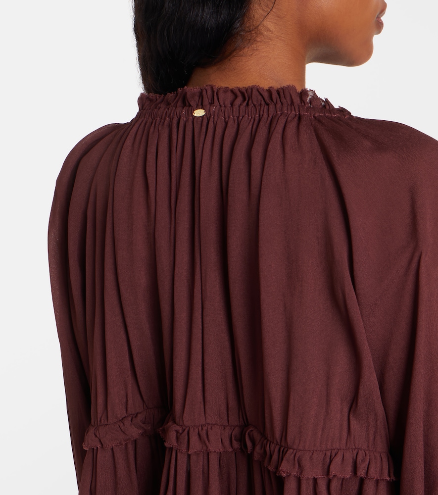  Poupette St Barth Poupette St Barth Moon Ruffled Blouse 