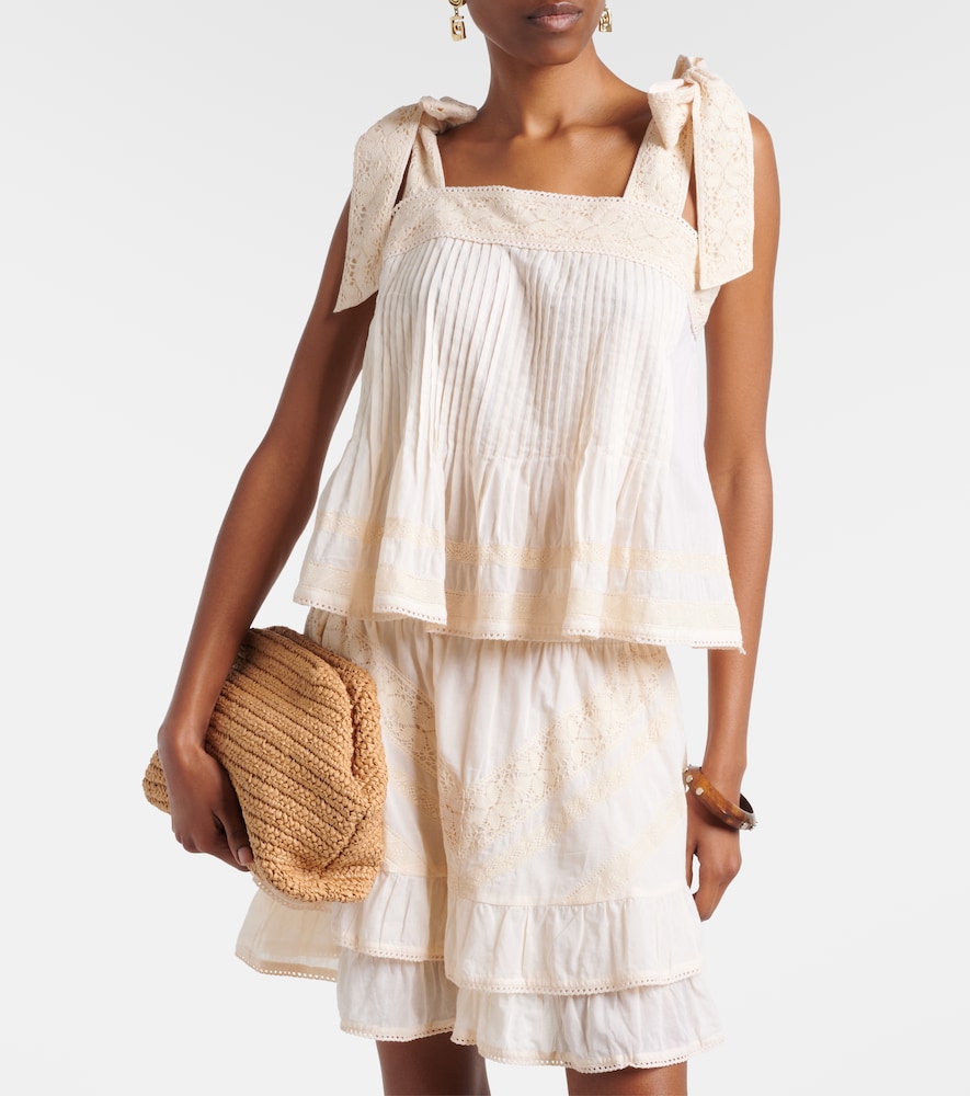  Juliet Dunn Juliet Dunn Top Aus Baumwolle 