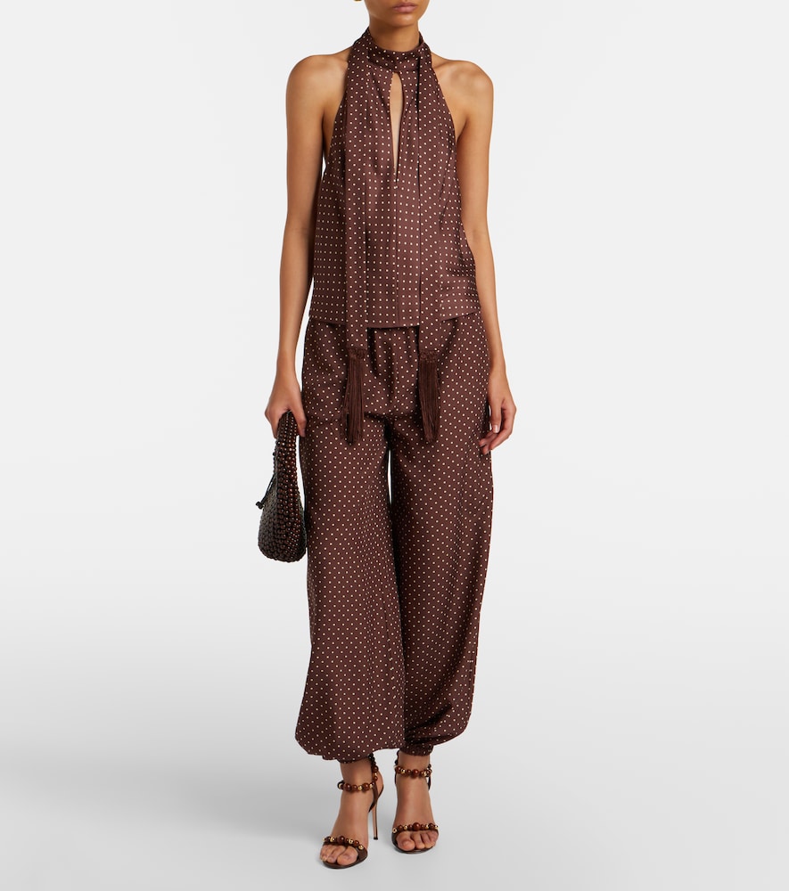 Posse Evie polka-dot balloon pants