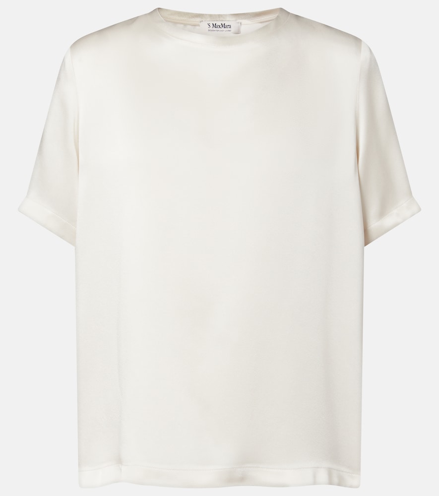 T-Shirt aus Satin