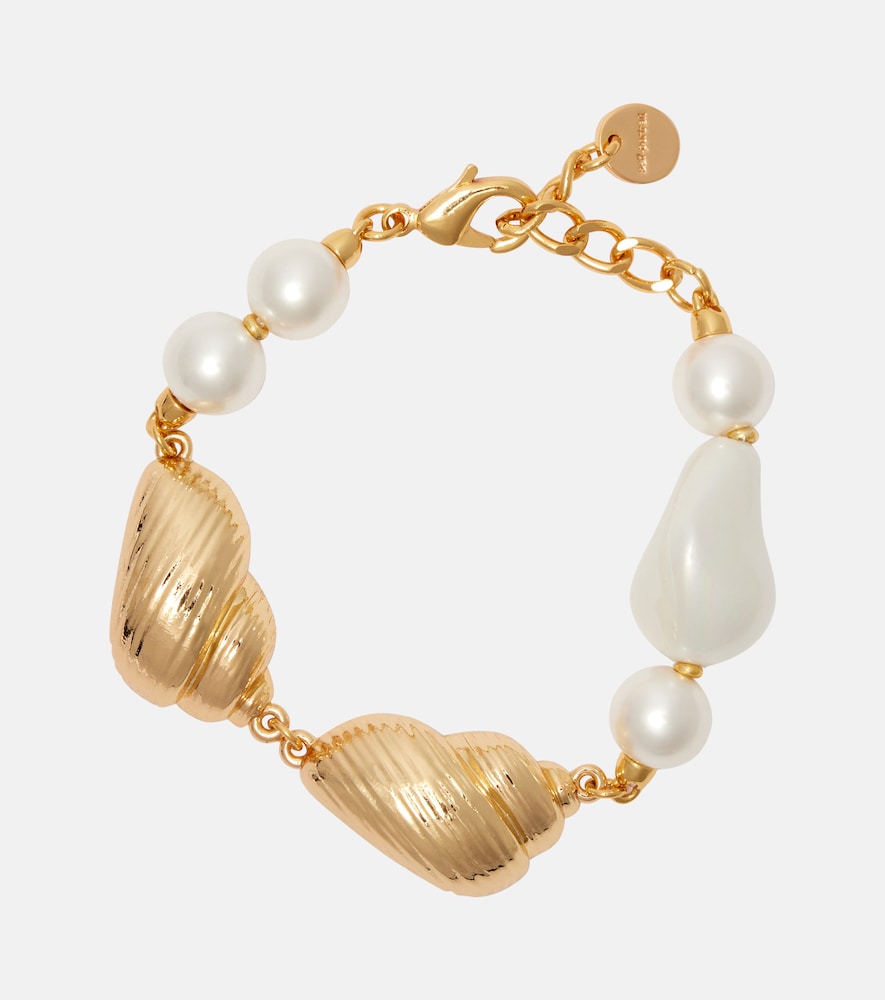 Self-Portrait Faux pearl-embellished bracelet