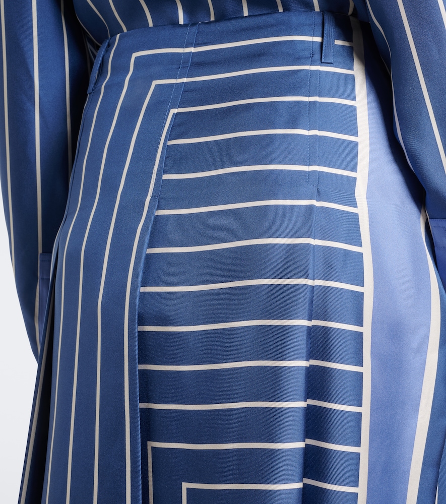 Striped Midi