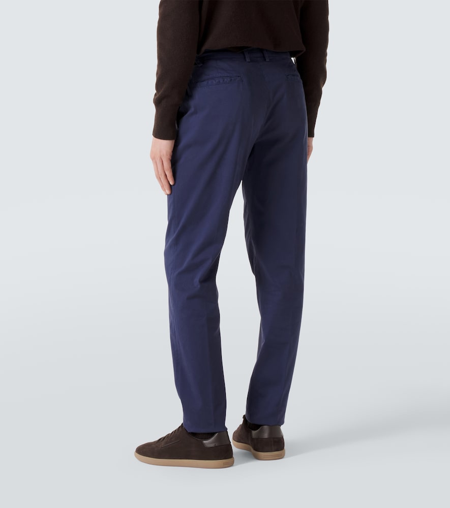 Cotton Straight Pants
