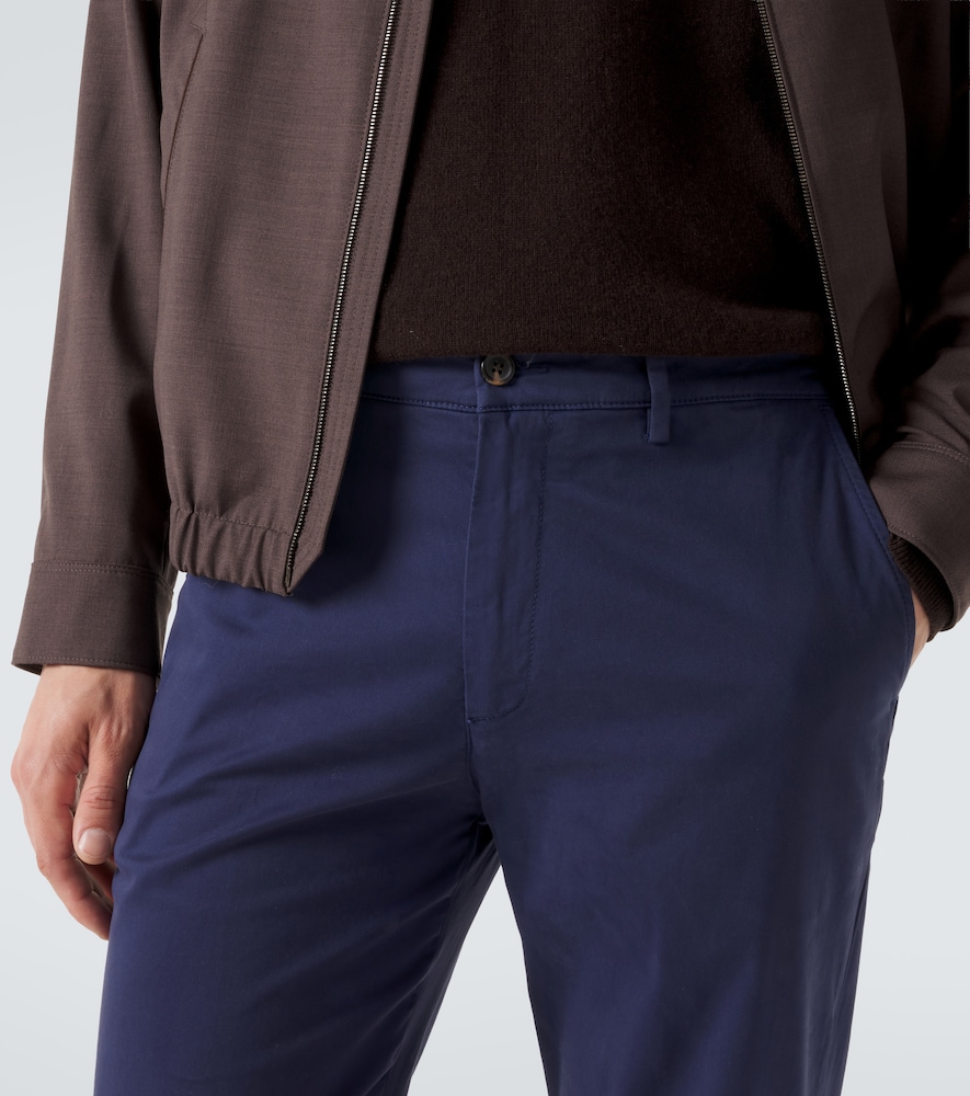 Cotton Straight Pants
