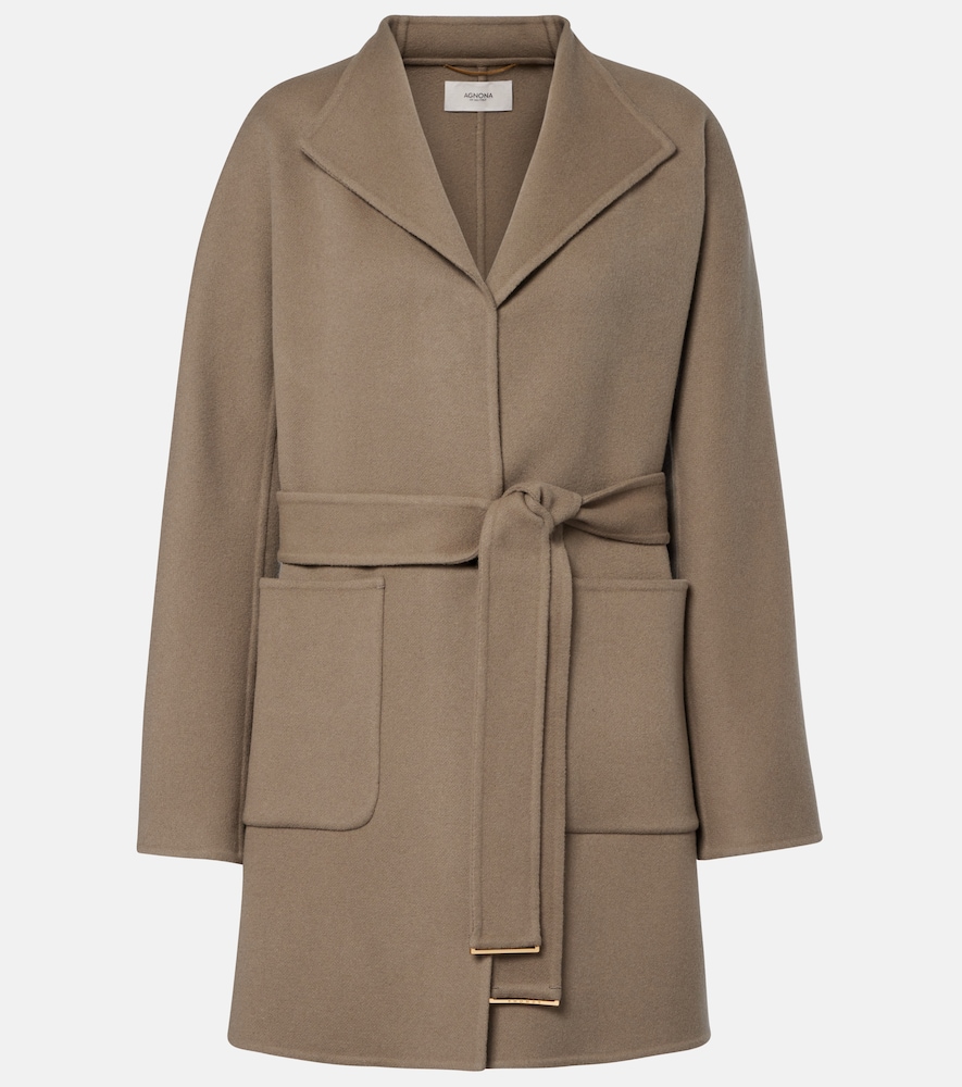 Cappotto in cashmere a portafoglio