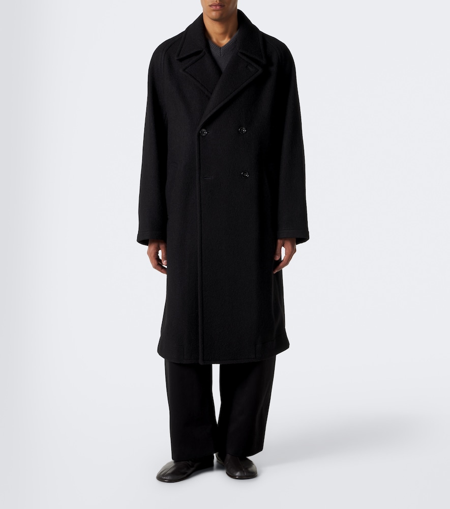 Double-Breasted Wool And Alpaca Coat