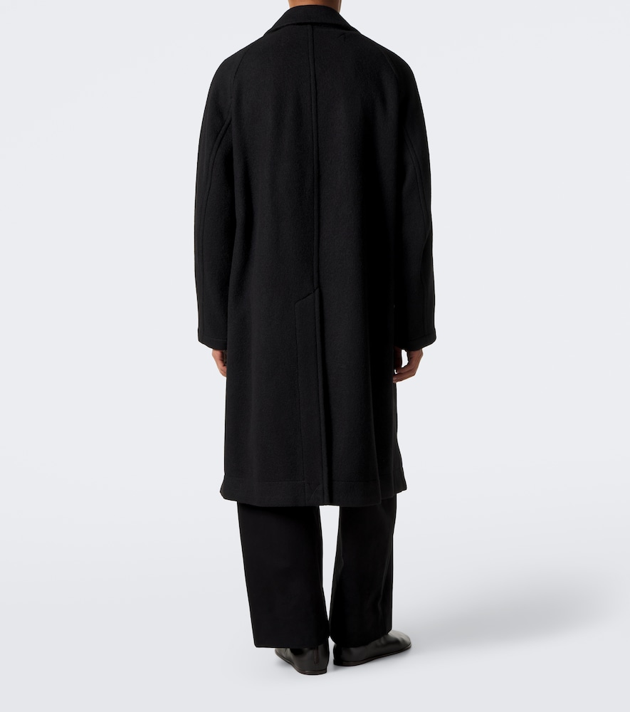 Double-Breasted Wool And Alpaca Coat