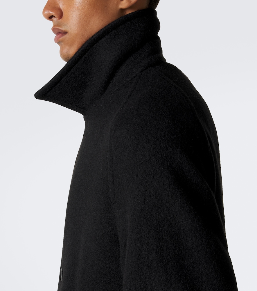 Double-Breasted Wool And Alpaca Coat