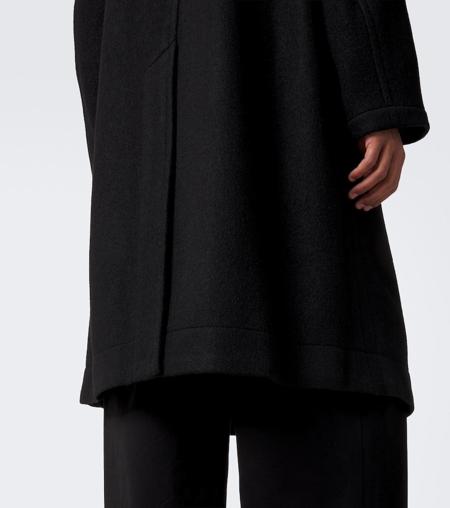 Double-Breasted Wool And Alpaca Coat