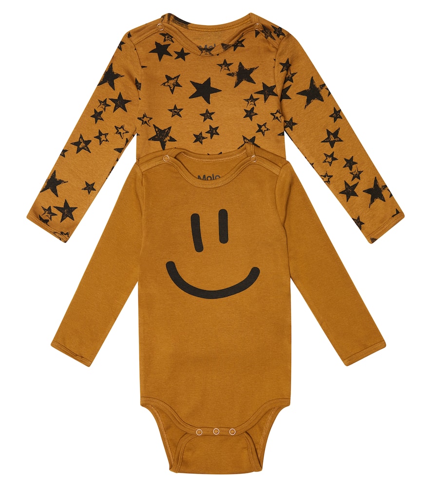 Molo Baby Foss printed jersey onesie