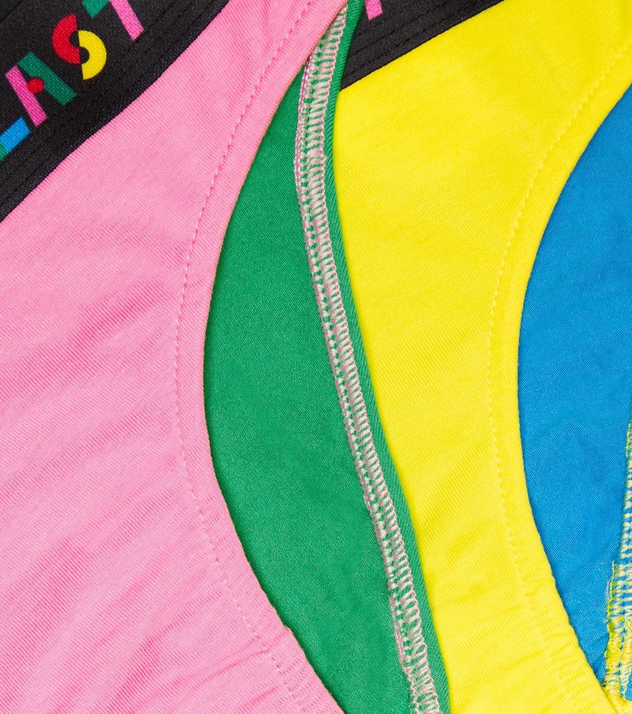 棉质混纺针织三角裤两件套