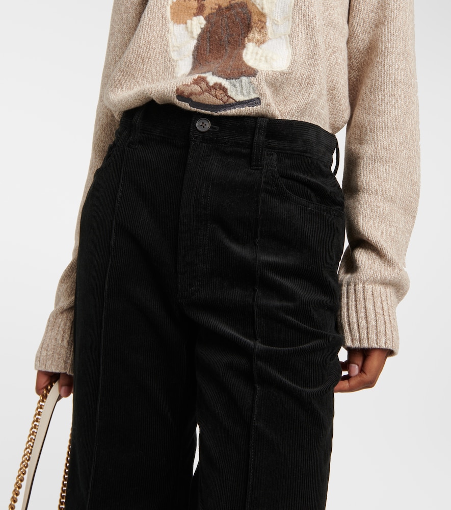  Polo Ralph Lauren Polo Ralph Lauren Schlaghose Aus Samt 