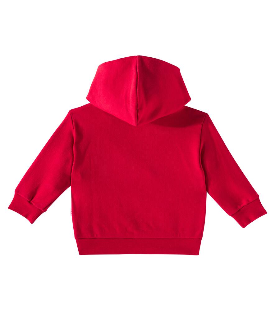 Il Gufo Baby Printed Cotton Sweatshirt In Red