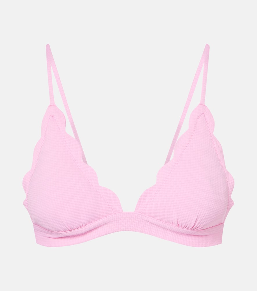 MARYSIA SANTA CLARA SCALLOPED BIKINI TOP
