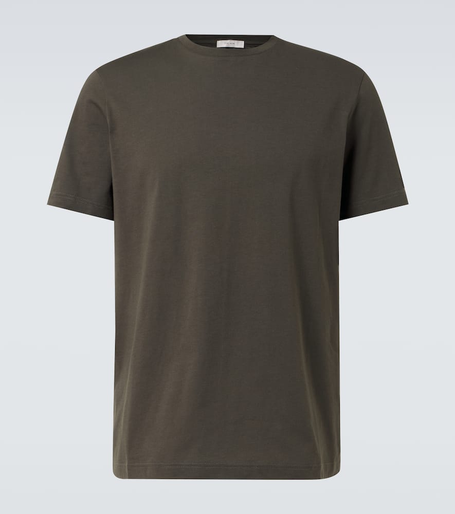The Row Luke Cotton Jersey T-shirt In Grün