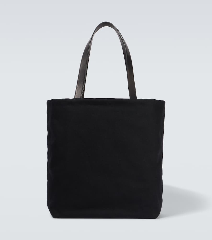 Armory leather-trimmed tote bag