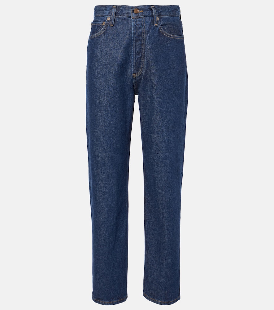 Agolde '90s Pinch Waist High-rise Straight Jeans In Blue