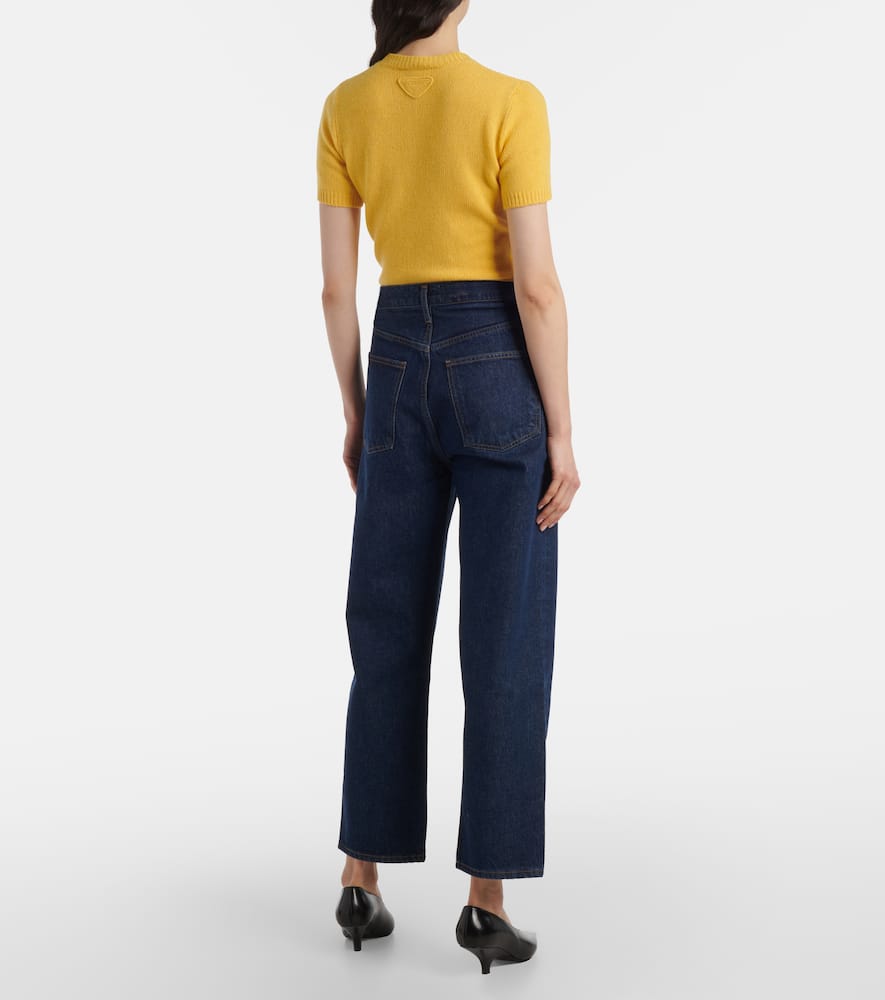 Agolde '90s Pinch Waist High-rise Straight Jeans In Blue