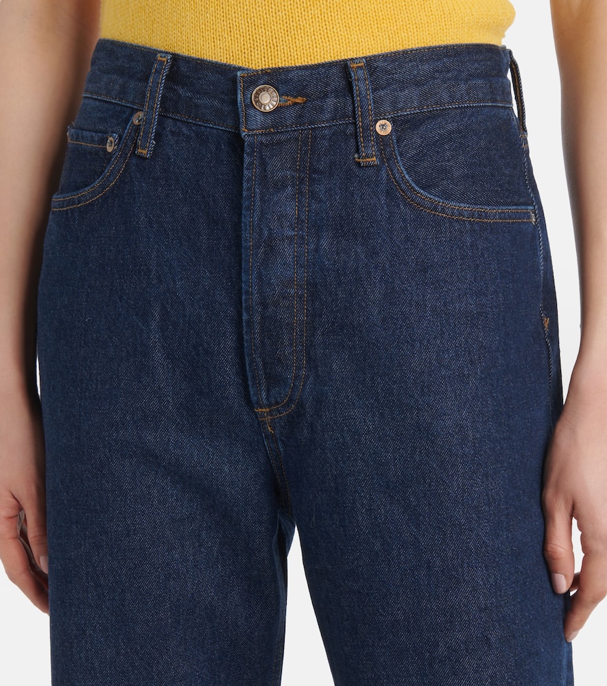 Agolde '90s Pinch Waist High-rise Straight Jeans In Blue