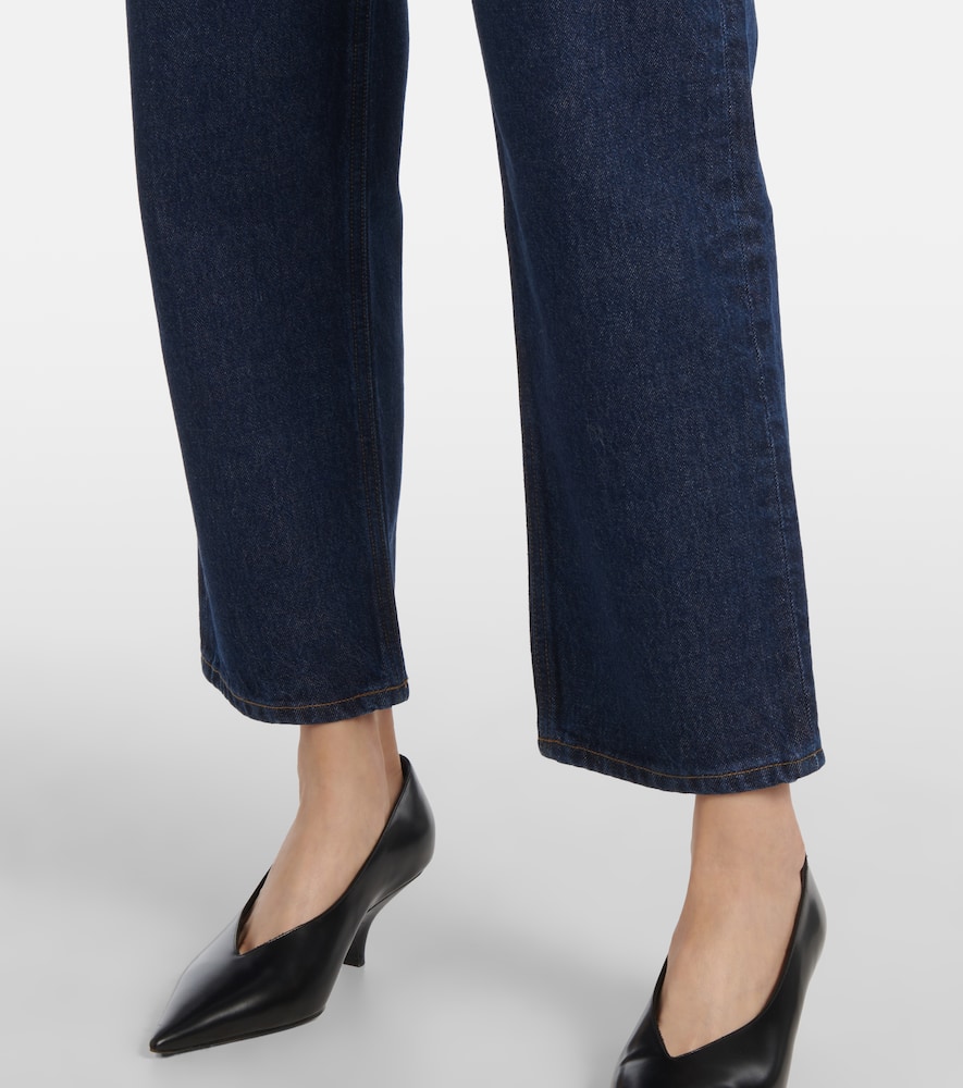 Agolde '90s Pinch Waist High-rise Straight Jeans In Blue