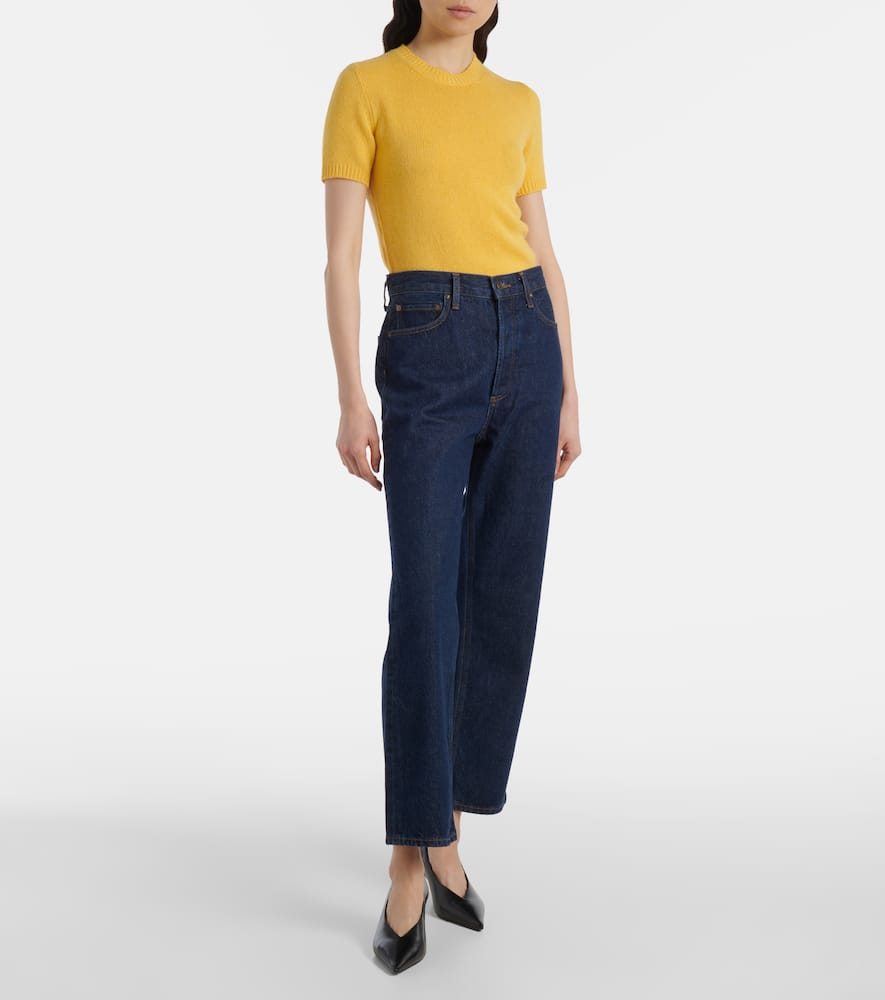 Agolde '90s Pinch Waist High-rise Straight Jeans In Blue