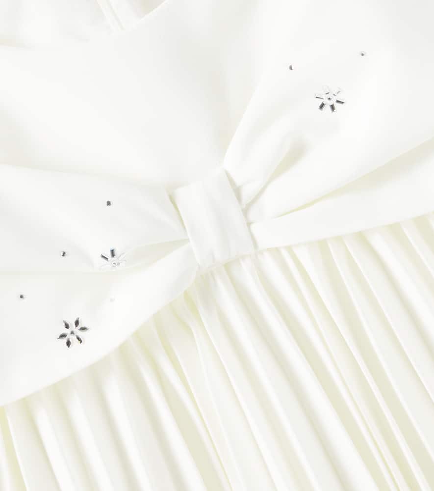 RIVIERA缀饰褶裥连衣裙