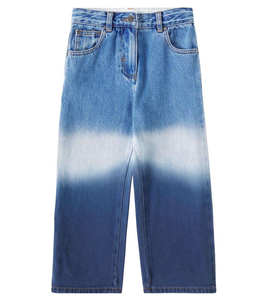 Stella Mccartney Jeans Con Effetto Schiarito In Colourful