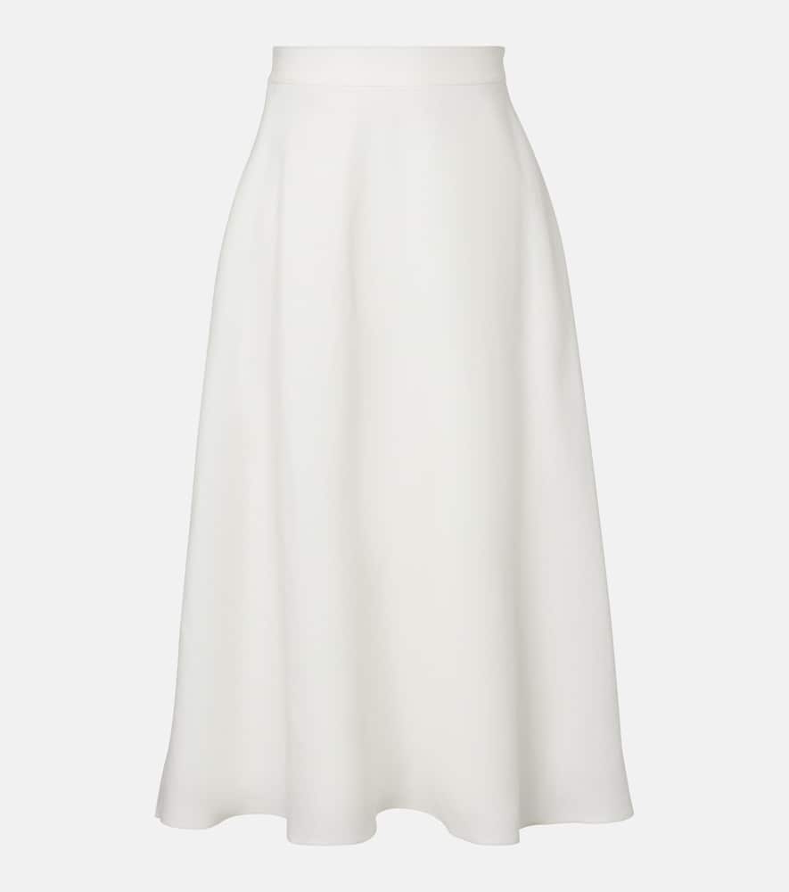 Erica linen midi skirt