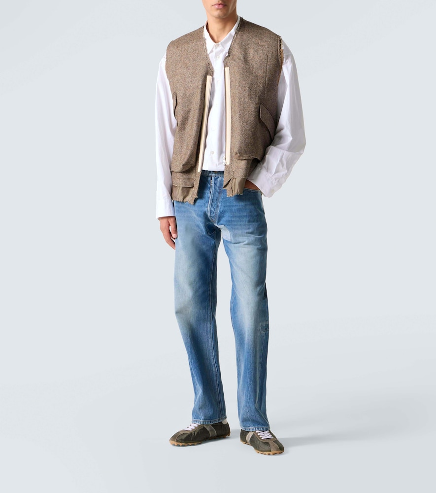  Maison Margiela Maison Margiela Veste Sans Manches En Laine 