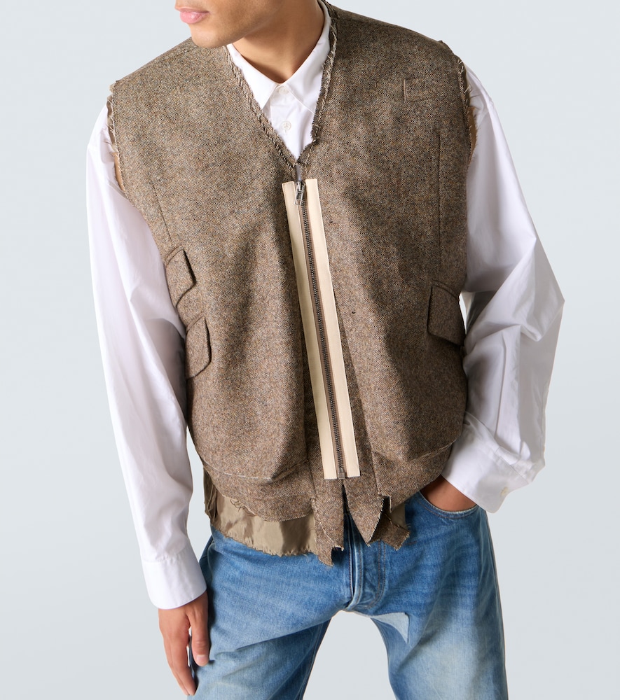  Maison Margiela Maison Margiela Veste Sans Manches En Laine 
