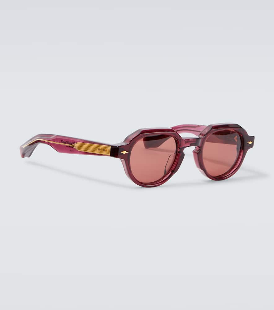 Jacques Marie Mage Pontain Round Sunglasses In Red