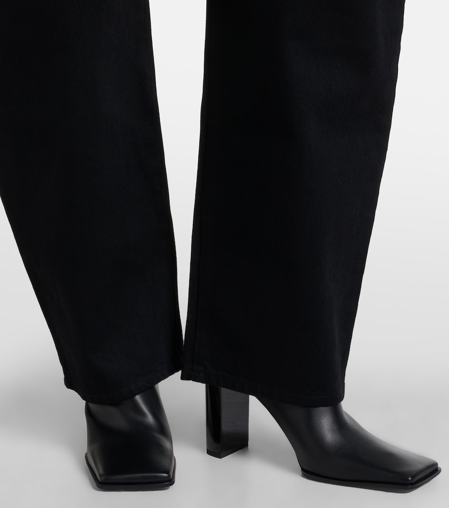 Alaïa 90 leather Chelsea boots