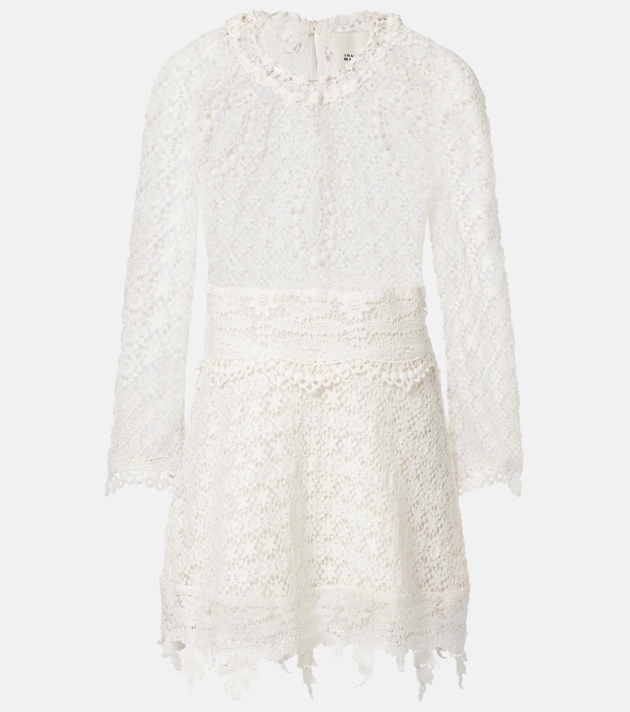 Isabel Marant Hizene cotton guipure lace minidress