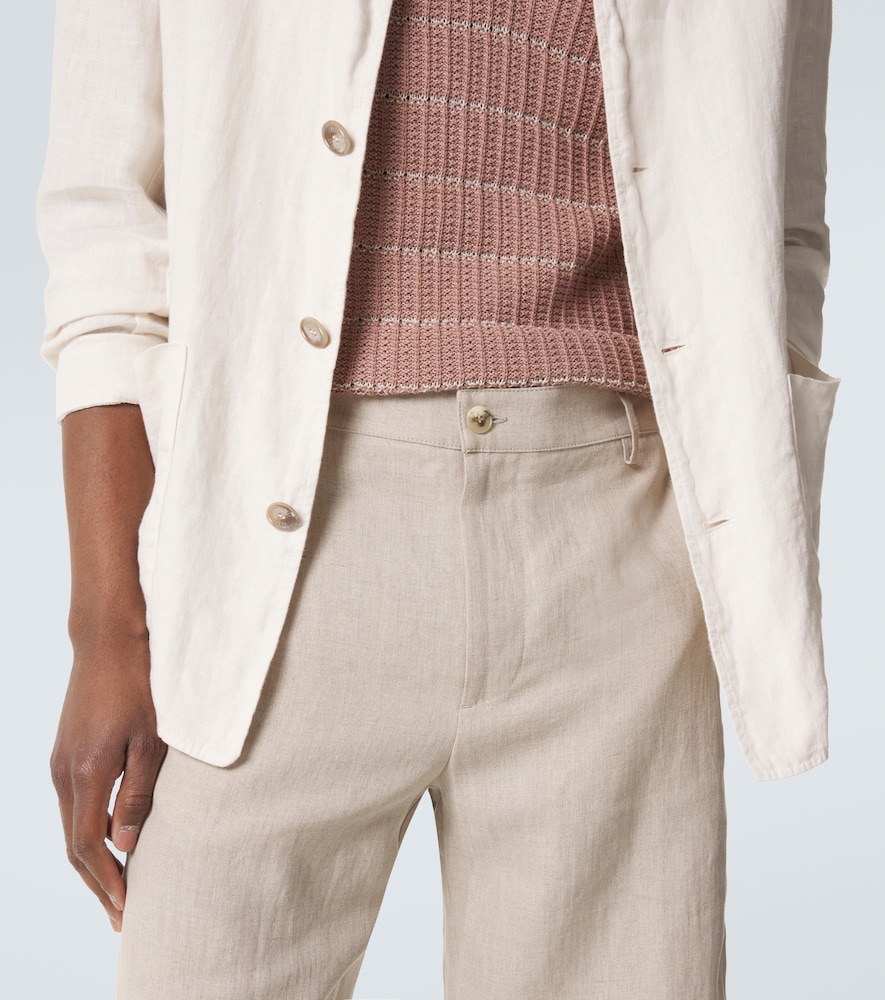  Canali Canali Linen Bermuda Shorts 