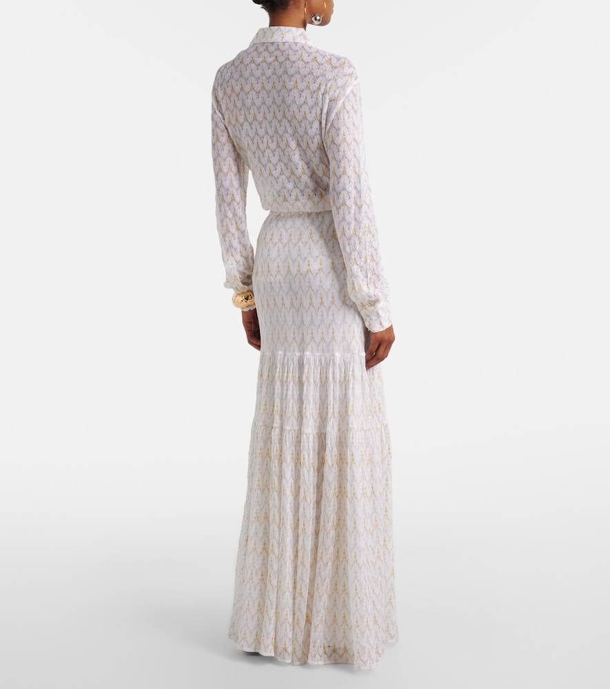  Missoni Missoni Lame Maxi Skirt 