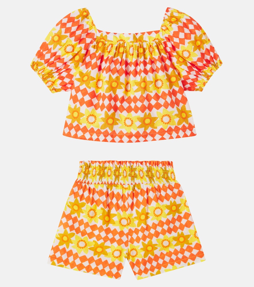  Fabula Fábula Set De Top Y Shorts De Algodón 