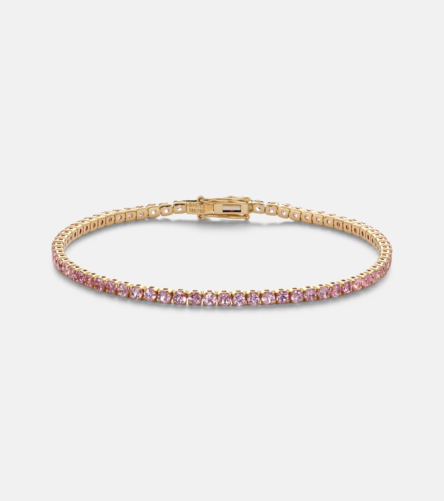Shay Jewelry 18kt gold tennis bracelet with sapphires | Thumbnail 6