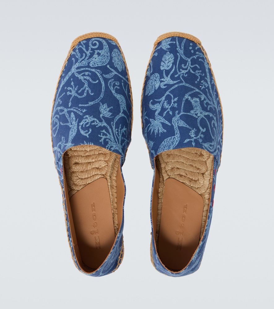  Kiton Kiton Bedruckte Espadrilles 