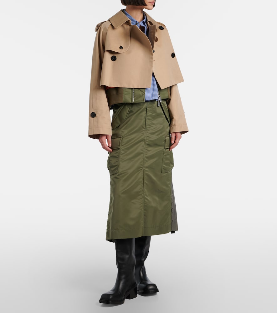  Sacai Sacai Bomberjacke Aus Einem Baumwollgemisch 