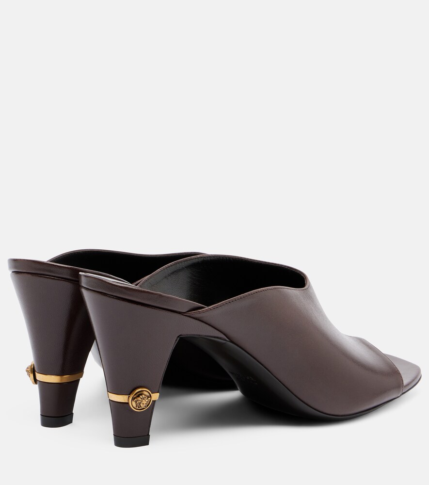  Versace Versace Giulietta Leather Mules 