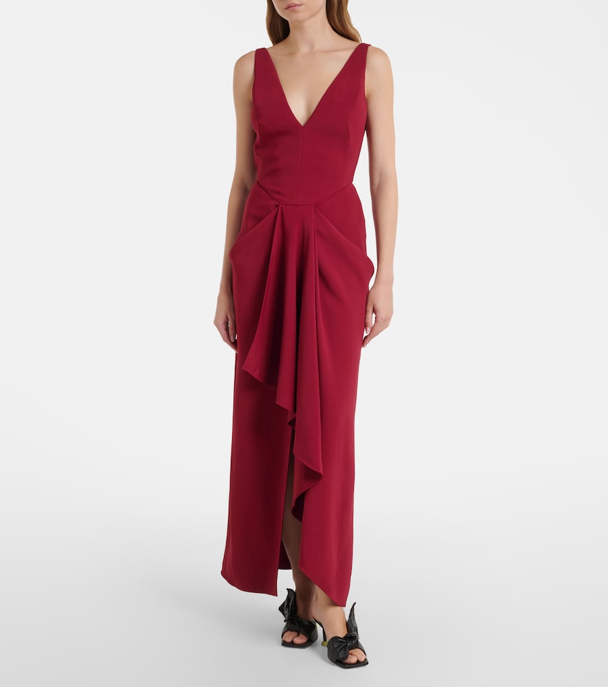 Givenchy Asymmetrical draped maxi dress