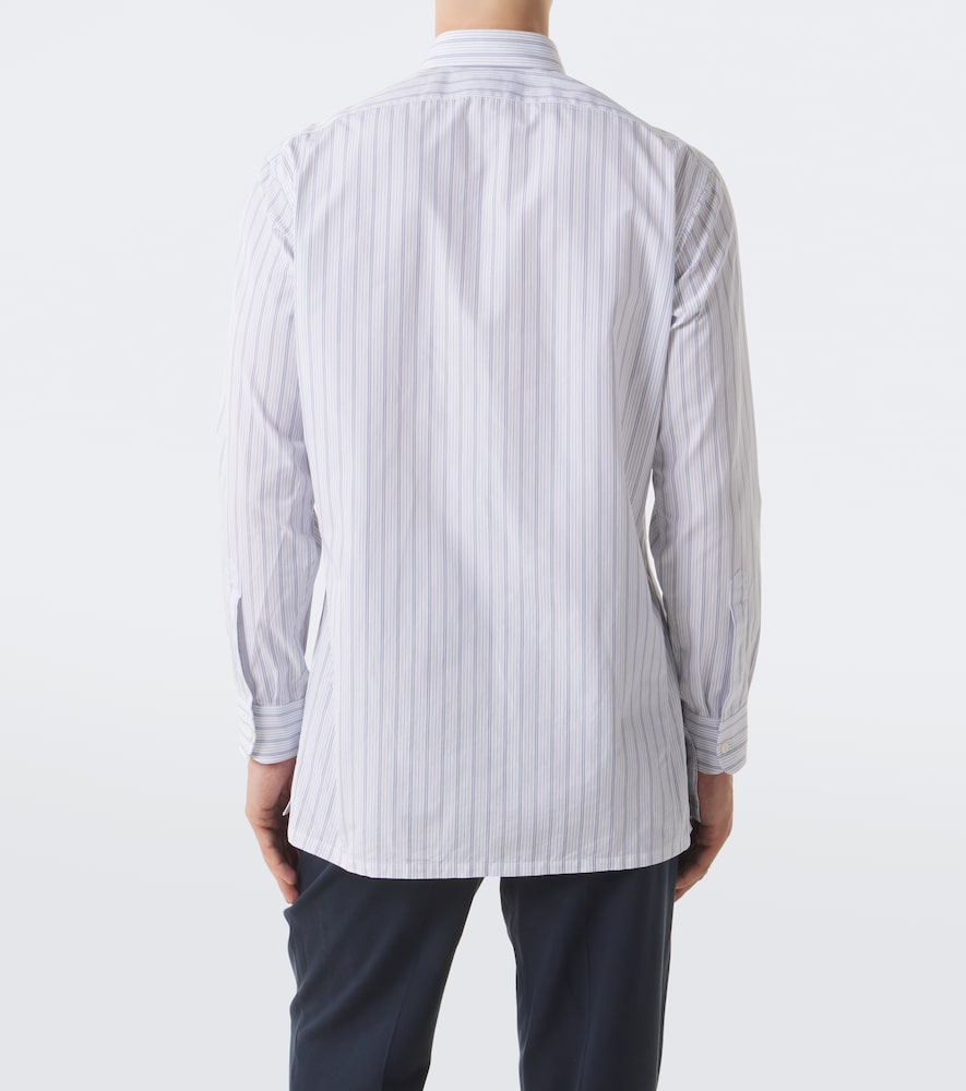 Striped Cotton Poplin Shirt