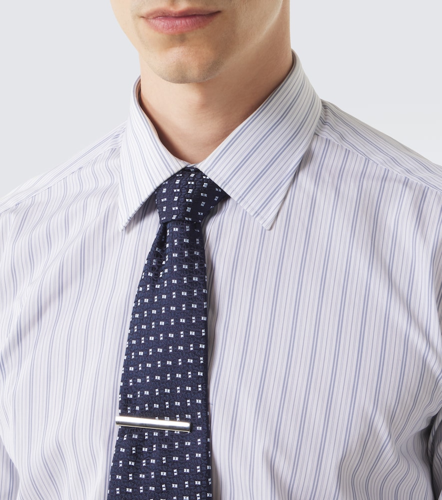 Striped Cotton Poplin Shirt