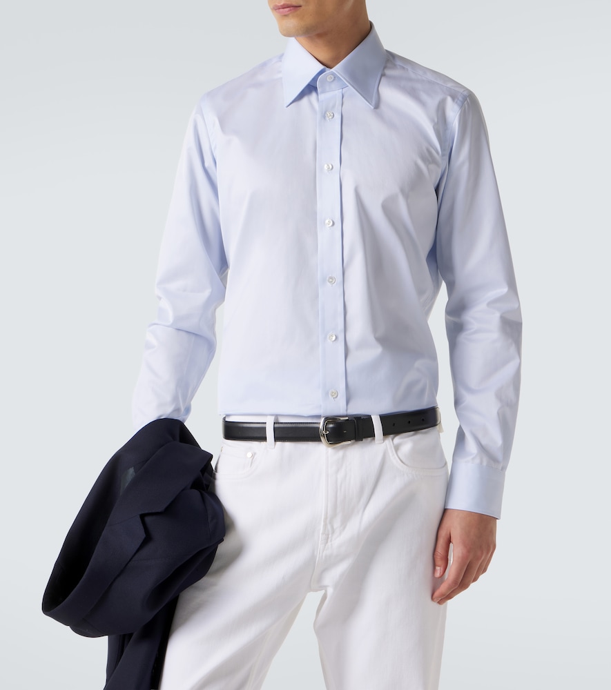  Thom Sweeney Thom Sweeney Hemd Aus Baumwolle 