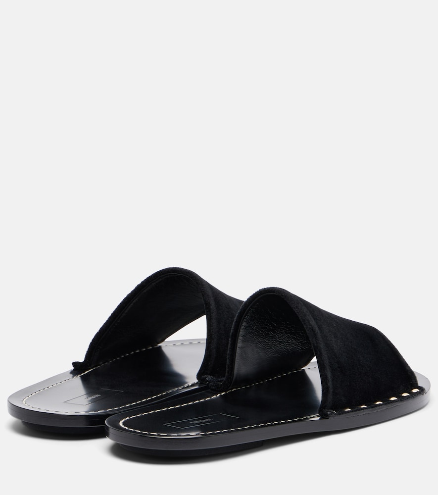  Toteme Toteme Studded Velvet Slides 